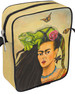 Torba Listonoszka Frida z legwanem – portret inspirowany Fridą Kahlo