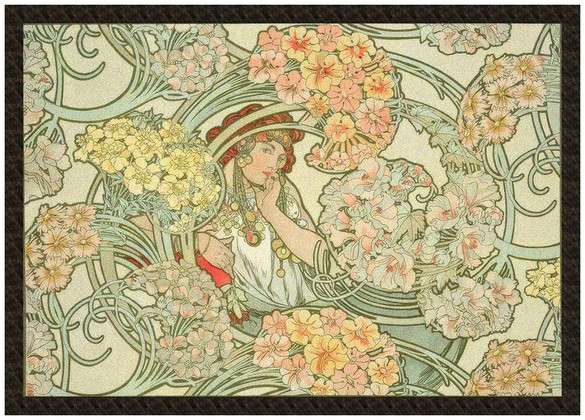 Naszywka Byzantine – projekt tkaniny Alfons Mucha