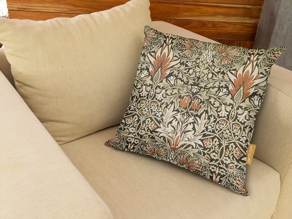 Poduszka Główka węża William Morris