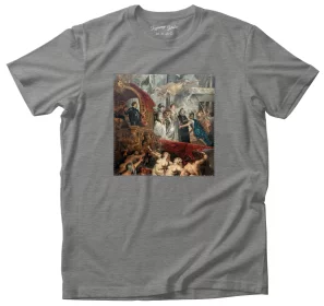 Koszulka z naszywką Przybycie Marii Medycejskiej do Marsylii Peter Paul Rubens