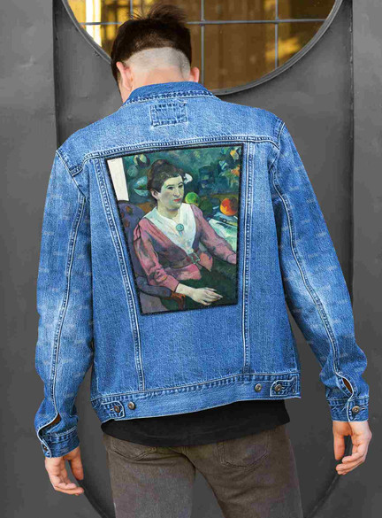 Ekran Kobieta na tle martwej natury, Cezanne Paul Gauguin