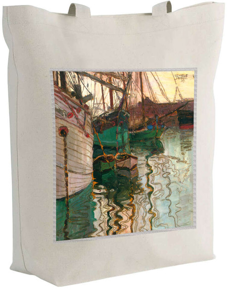 Torba z naszywką Port w Trieście Egon Schiele