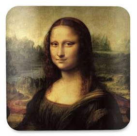 Podkładka pod kubek Mona Lisa Leonardo da Vinci