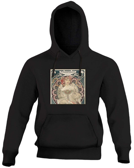 Bluza z naszywką Rozmarzenie Alfons Mucha