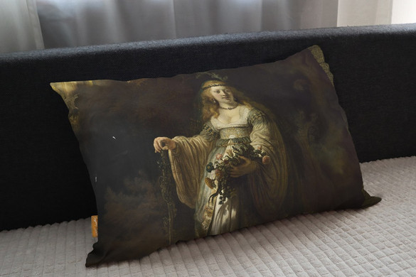 Poduszka Dama w nocy Rembrandt