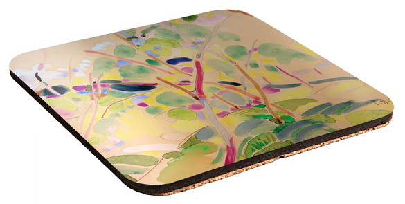 Podkładka pod kubek Krajobraz z drzewami w pobliżu Pretzfeld Curt Herrmann