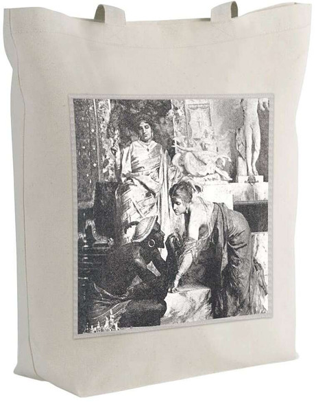 Torba z naszywką Sprzedaż amuletów Henryk Siemiradzki