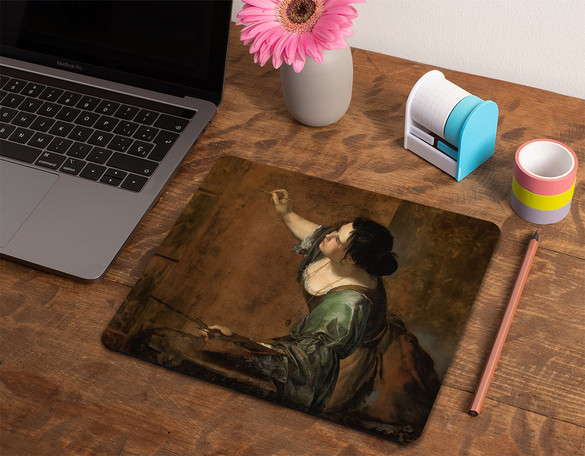 Podkładka Autoportret jako alegoria malarstwa Artemisia Gentileschi 36x29cm