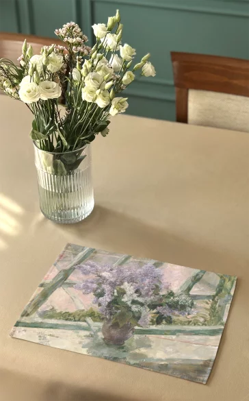 Podkładka na stół Bzy w oknie Mary Cassatt