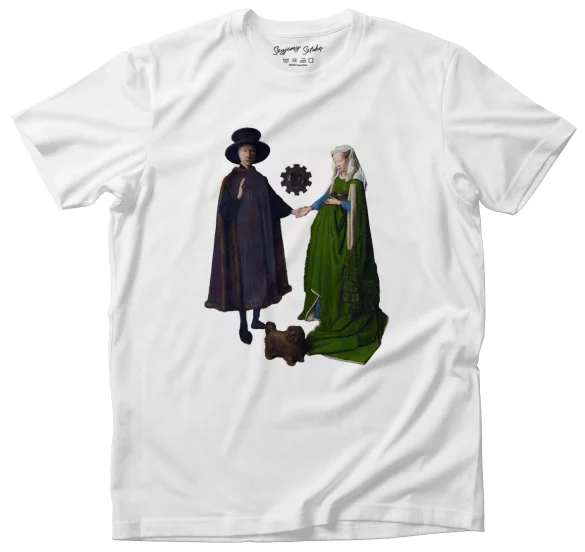 Koszulka Portret małżonków Arnolfinich Jan Van Eyck