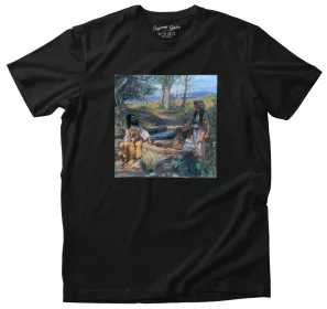 Koszulka z naszywką Chrystus i Samarytanka Henryk Siemiradzki