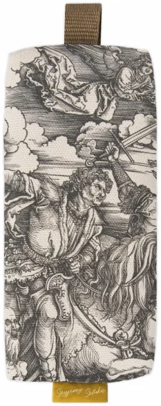 Piórnik szkolny prostokątny Czterech jeźdźców apokalipsy Albrecht Dürer