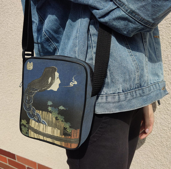 Torba Listonoszka Dom Połamanych Płyt Katsushika Hokusai