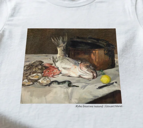 Koszulka z nadrukiem Ryba (martwa natura) Édouard Manet