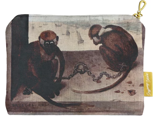 Kosmetyczka mini Dwie małpy Pieter Bruegel starszy