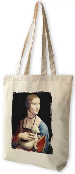 Torba bawełniana Dama z gronostajem Leonardo da Vinci
