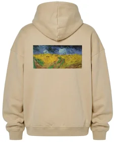 Bluza oversize Pole pszenicy z krukami Vincent Van Gogh