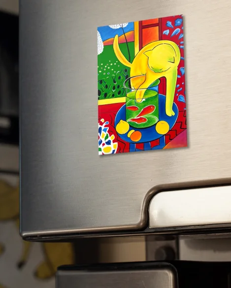 Magnes Kot ze złotą rybką Henri Matisse