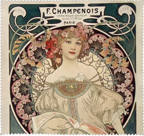 Ściereczka do okularów Rozmarzenie Alfons Mucha