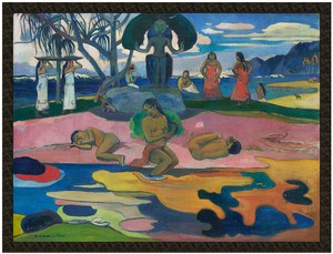 Naszywka Mahana no atua (Dzień Boga) Paul Gauguin
