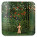 Podkładka pod kubek Woman Walking in an Exotic Forest Henri Rousseau