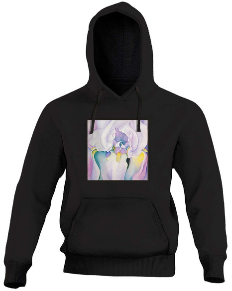 Bluza z naszywką Biały irys Georgia O’Keeffe
