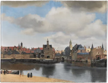 Podkładka na stół Widok Delft Jan Vermeer