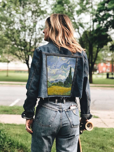 Ekran Pole pszenicy z cyprysami Vincent Van Gogh