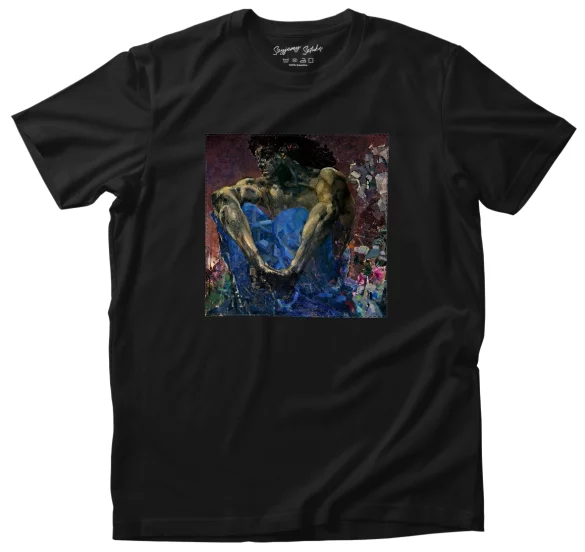 Koszulka z naszywką Demon (siedzi) Mikhail Aleksandrovich Vrubel