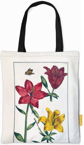 Torba na ramię Lilia czerwona Maria Sibylla Merian