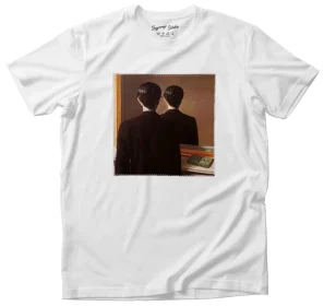 Koszulka z naszywką Nie reprodukować René Magritte