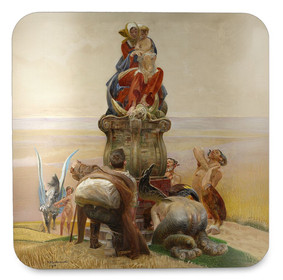 Podkładka pod kubek Adoracja Madonny Jacek Malczewski