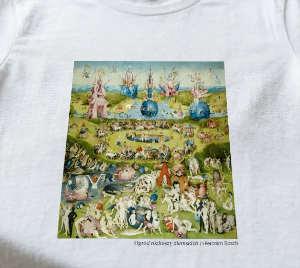 Koszulka z nadrukiem Ogród rozkoszy ziemskich Hieronim Bosch
