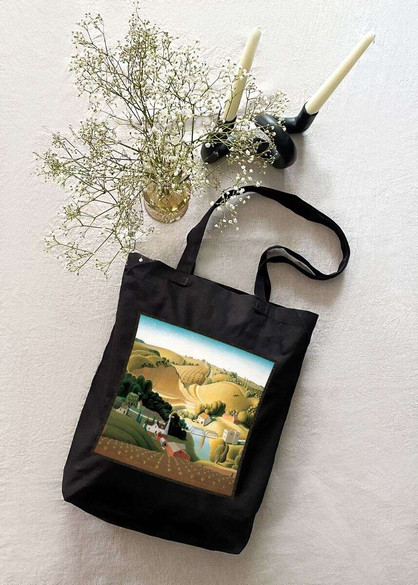 Torba z naszywką Stone City Grant Wood