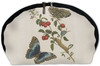 Great Blue Butterflies and Red Fruits
