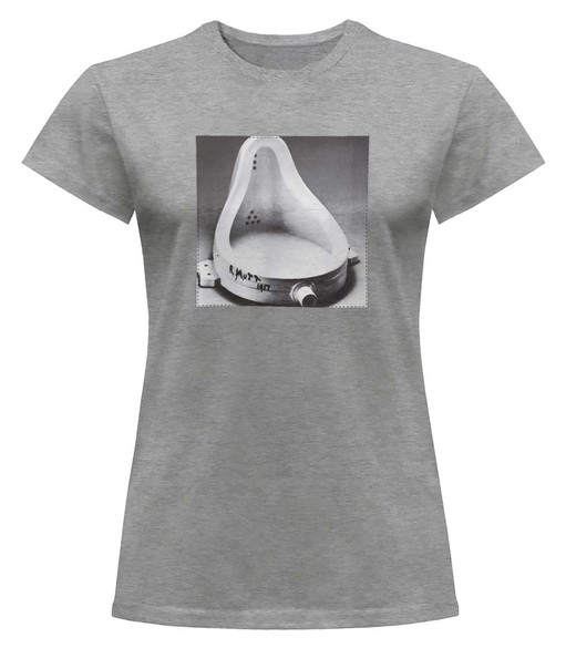 Bluzka damska z naszywką Fontanna Marcel Duchamp