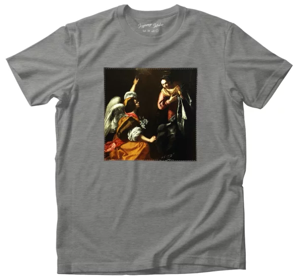 Koszulka z naszywką Zwiastowanie Artemisia Gentileschi