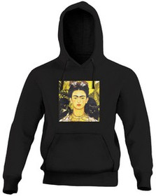 Bluza z naszywką Autoportret z cierniowym naszyjnikiem i kolibrem Frida Kahlo