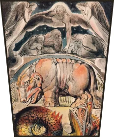 Ekran Behemoth i lewiatan William Blake