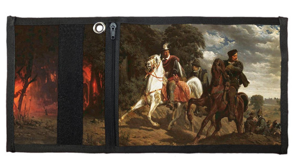 Portfel Ucieczka Henryka Walezego z Polski Artur Grottger