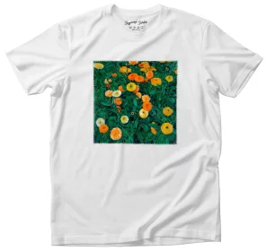 Koszulka z naszywką Marigolds Koloman Moser