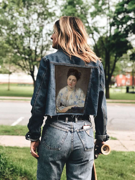 Ekran Młoda kobieta Berthe Morisot