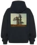 Bluza oversize Dom przy torach kolejowych Edward Hopper
