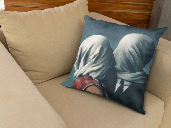 Poduszka Kochankowie René Magritte