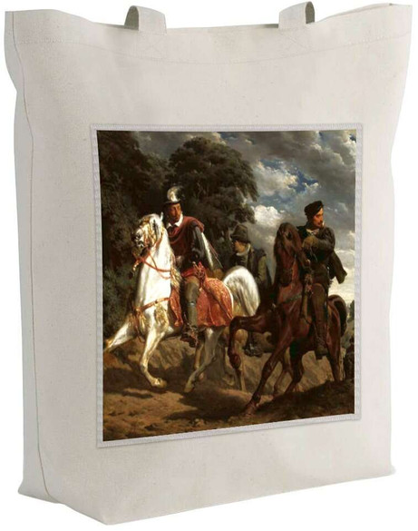 Torba z naszywką Ucieczka Henryka Walezego z Polski Artur Grottger