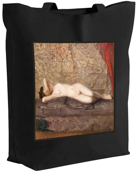 Torba z naszywką Akt kobiety leżącej Leon Wyczółkowski