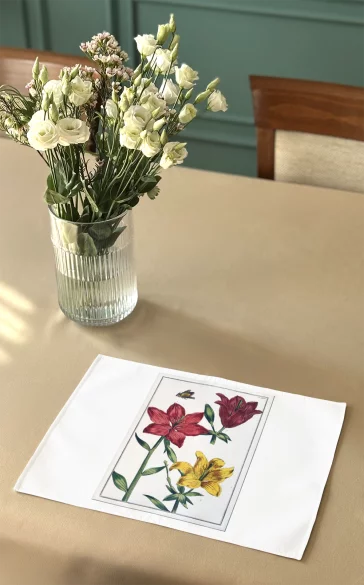 Podkładka na stół Lilia czerwona Maria Sibylla Merian