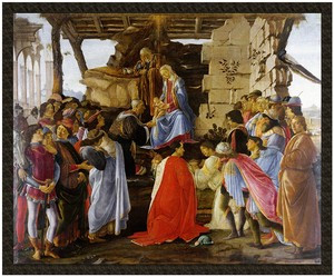 Naszywka Pokłon Trzech Króli Sandro Botticelli