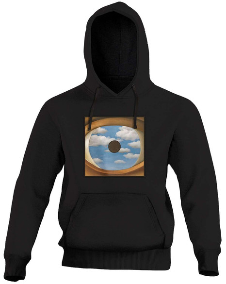 Bluza z naszywką Fałszywe lustro René Magritte