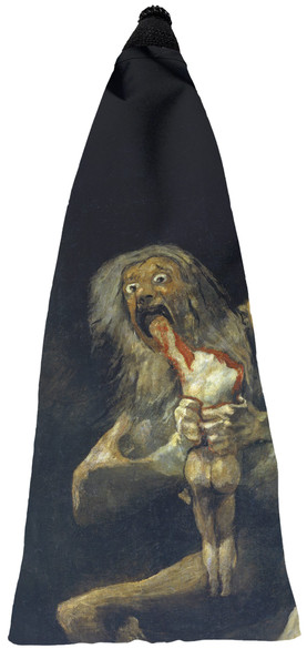 Piórnik trójkątny Saturn pożerający własne dzieci Francisco Goya